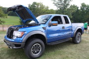 Blue 2011 Ford SVT Truck